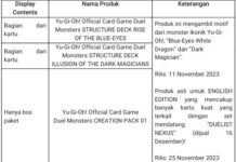 Pameran Pertama, Yu-Gi-Oh! Official Card Game Duel Monsters – English Edition For Asia Digelar Di ICC X DG Con 2023!