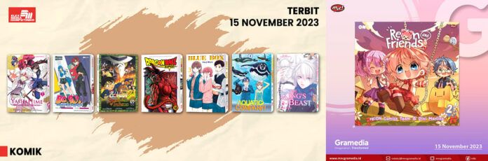 Jadwal Terbit Komik Tanggal 15 November 2023