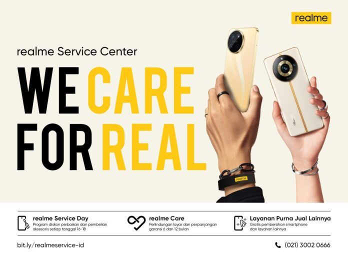 realme Service Center layanan purna jual