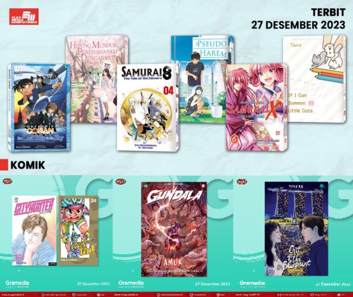 komik Jadwal Terbit Komik Tanggal 27 Desember 2023