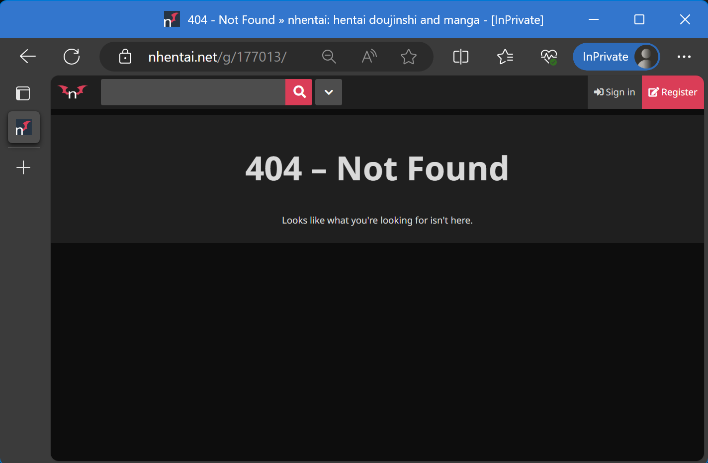 Manga 177013 di situs pemersatu dunia setelah terkena takedown. 