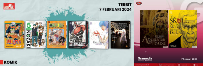 komik Jadwal Terbit Komik Tanggal 7 Februari 2024