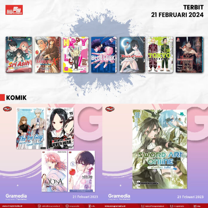 komik Jadwal Terbit Komik Tanggal 21 Februari 2024