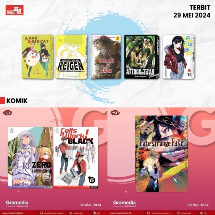 komik Jadwal Terbit Komik Tanggal 22 Mei 2024