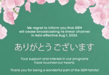 Selamat Tinggal GEM TV Asia GEM tutup