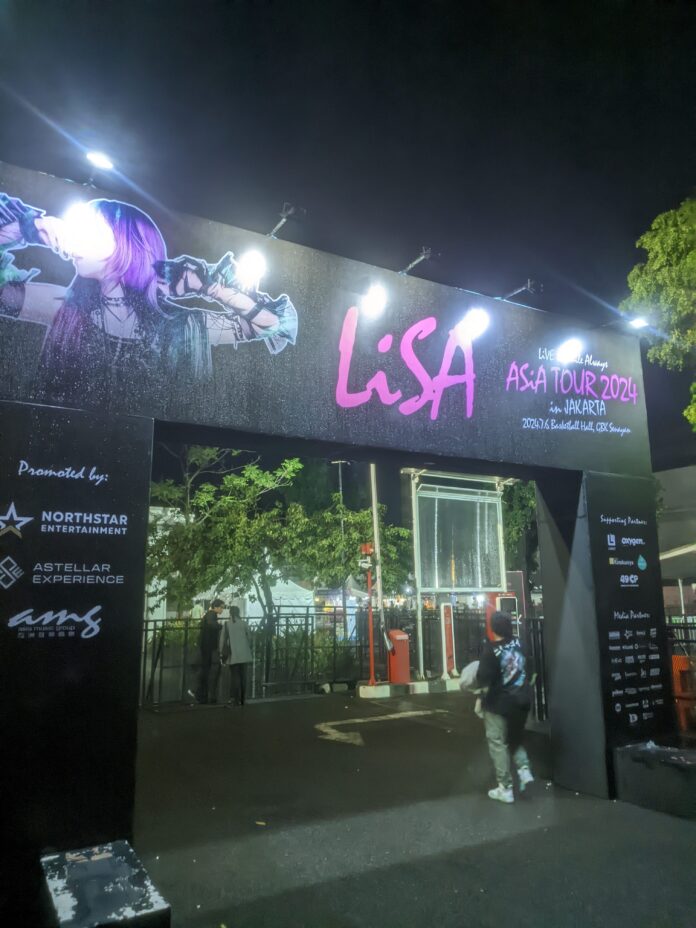 Gate konser LiSA Asia Tour 2024