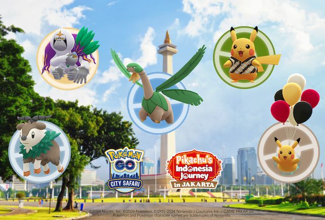 Pikachu's Indonesia Journey Pokemon GO: City Safari Jakarta