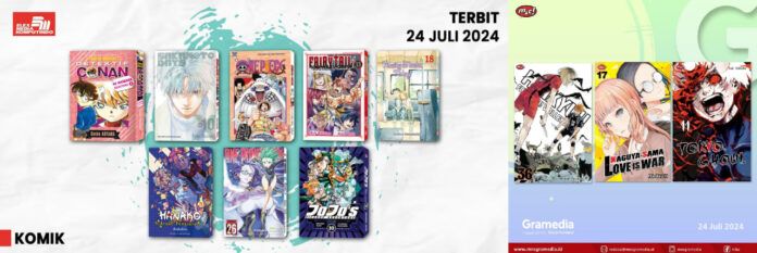 Jadwal Terbit Komik Tanggal 24 Juli 2024