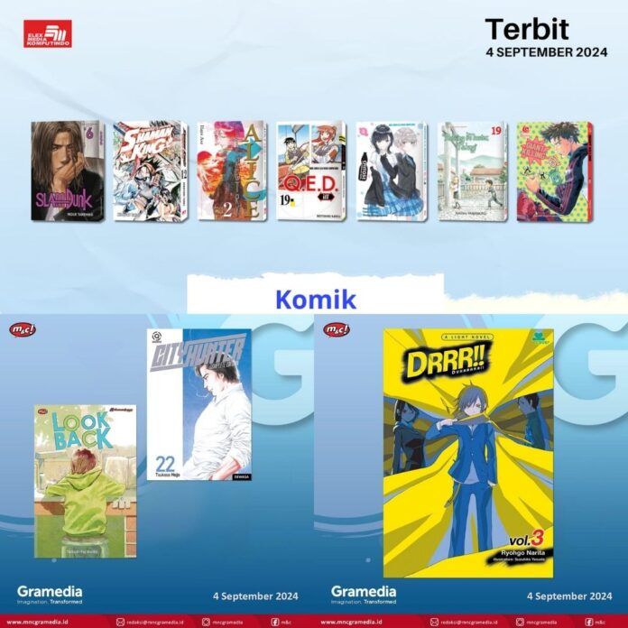 komik Jadwal Terbit Komik Tanggal 4 September 2024