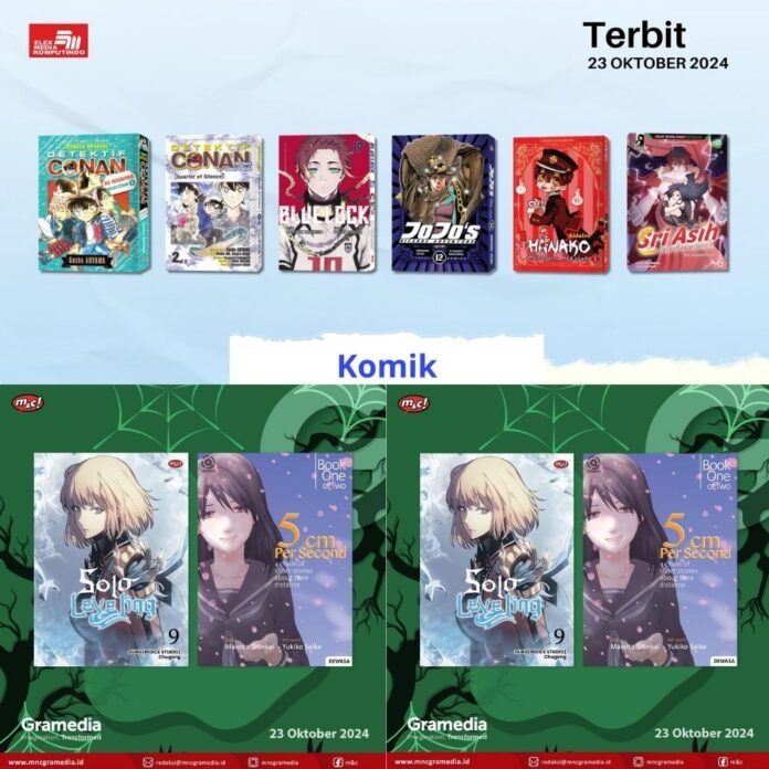 Jadwal Terbit Komik Tanggal 23 Oktober 2024