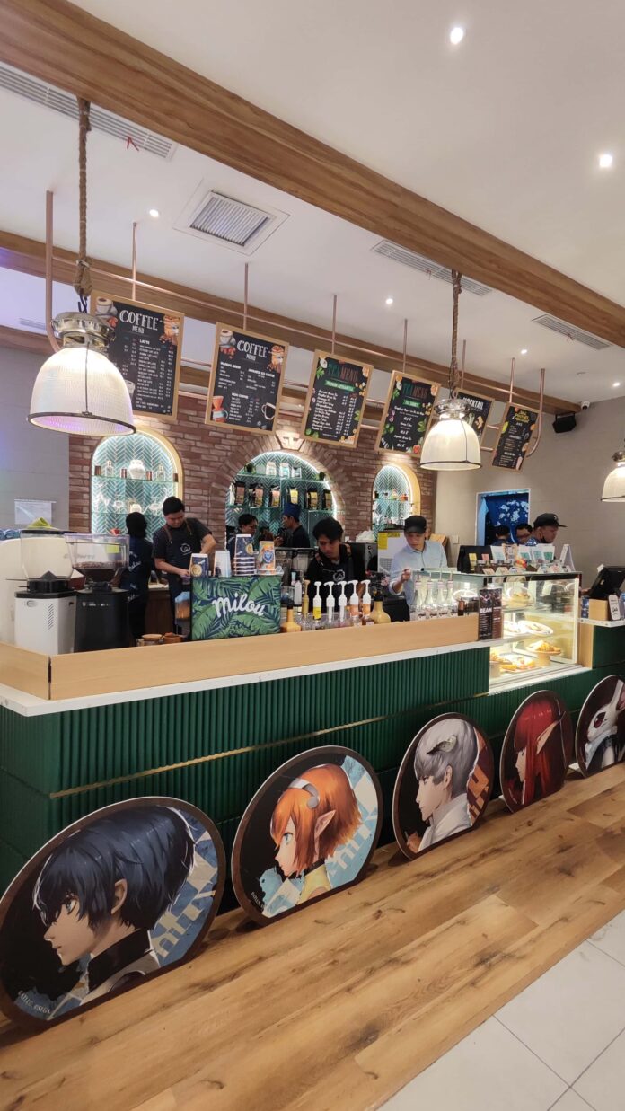 Stall kafe yang menarik