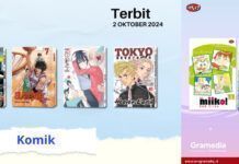 Jadwal Terbit Komik Tanggal 2 Oktober 2024