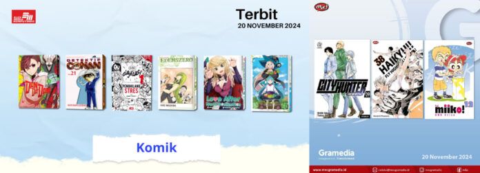 Jadwal Terbit Komik Tanggal 20 November 2024