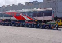 KRL CRRC di Stasiun Pasoso KCI