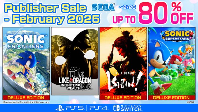 SEGA Publisher Sale SEGA Publisher Sale - February 2025