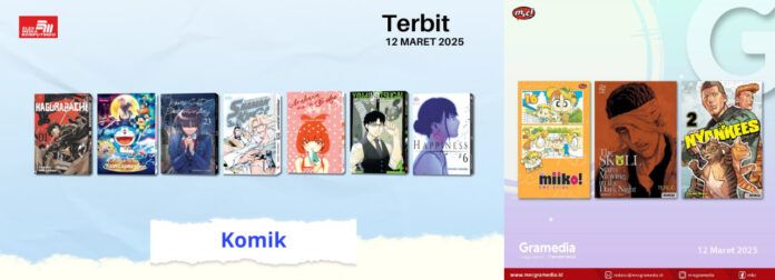 Jadwal Terbit Komik Tanggal 12 Maret 2025