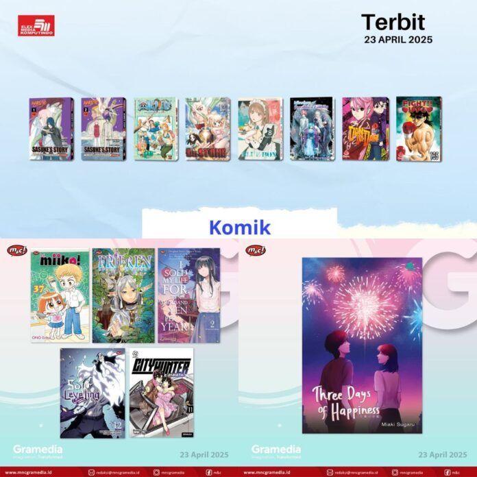 komik Jadwal Terbit Komik Tanggal 23 April 2025