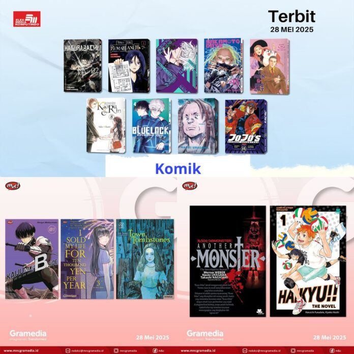 komik Jadwal Terbit Komik Tanggal 28 Mei 2025