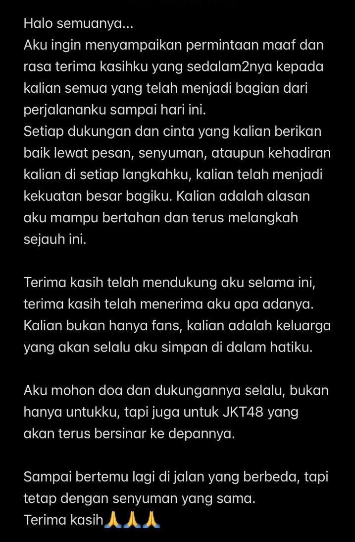 Pesan Singkat Moreen