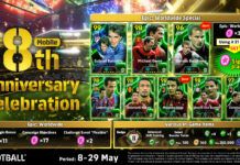 8 Tahun eFootball Mobile