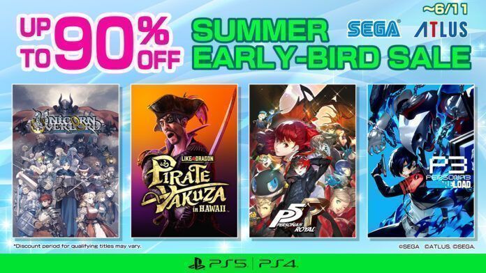 SEGA SUMMER EARLY-BIRD SALE