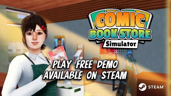 Comic-Book-Store-Simulator-Header Akhir Pekan Studio