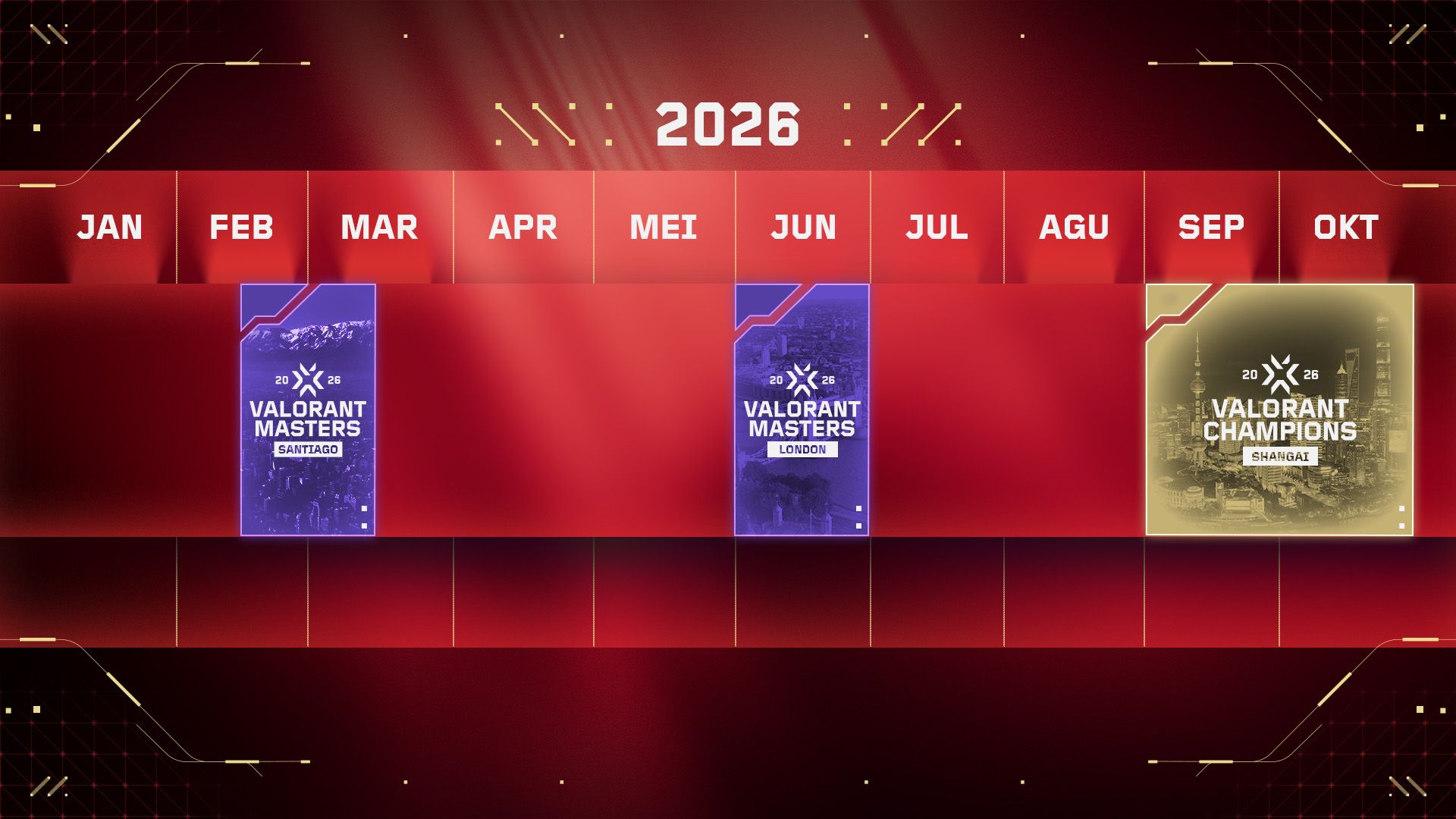 Event Global di Tiga Benua