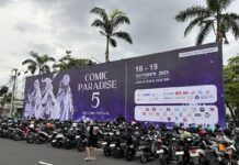 Banner Comipara 5 Comic Paradise 5, 18 -19 Oktober 2025 (Kevin W)