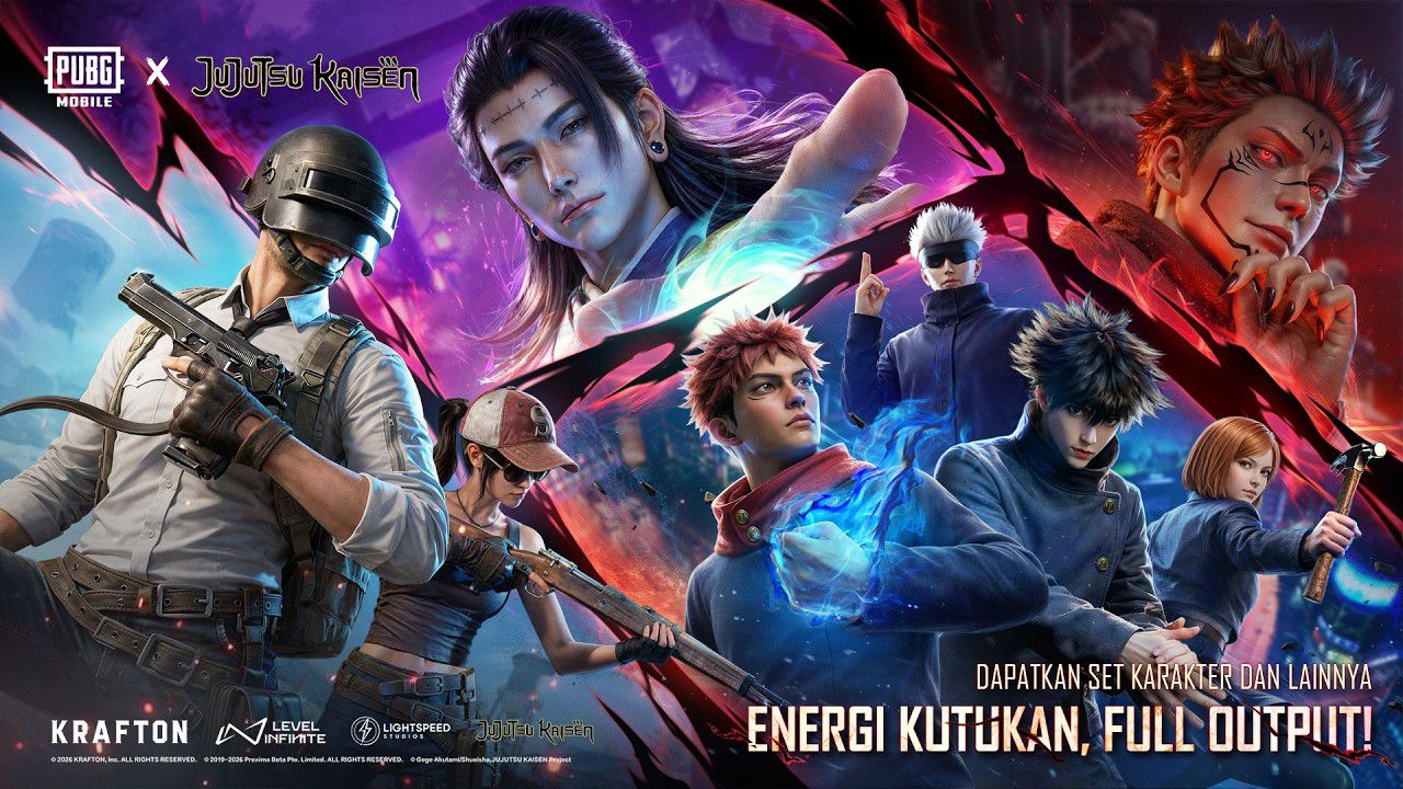 Kolaborasi Lanjutan PUBG Mobile x Jujutsu Kaisen