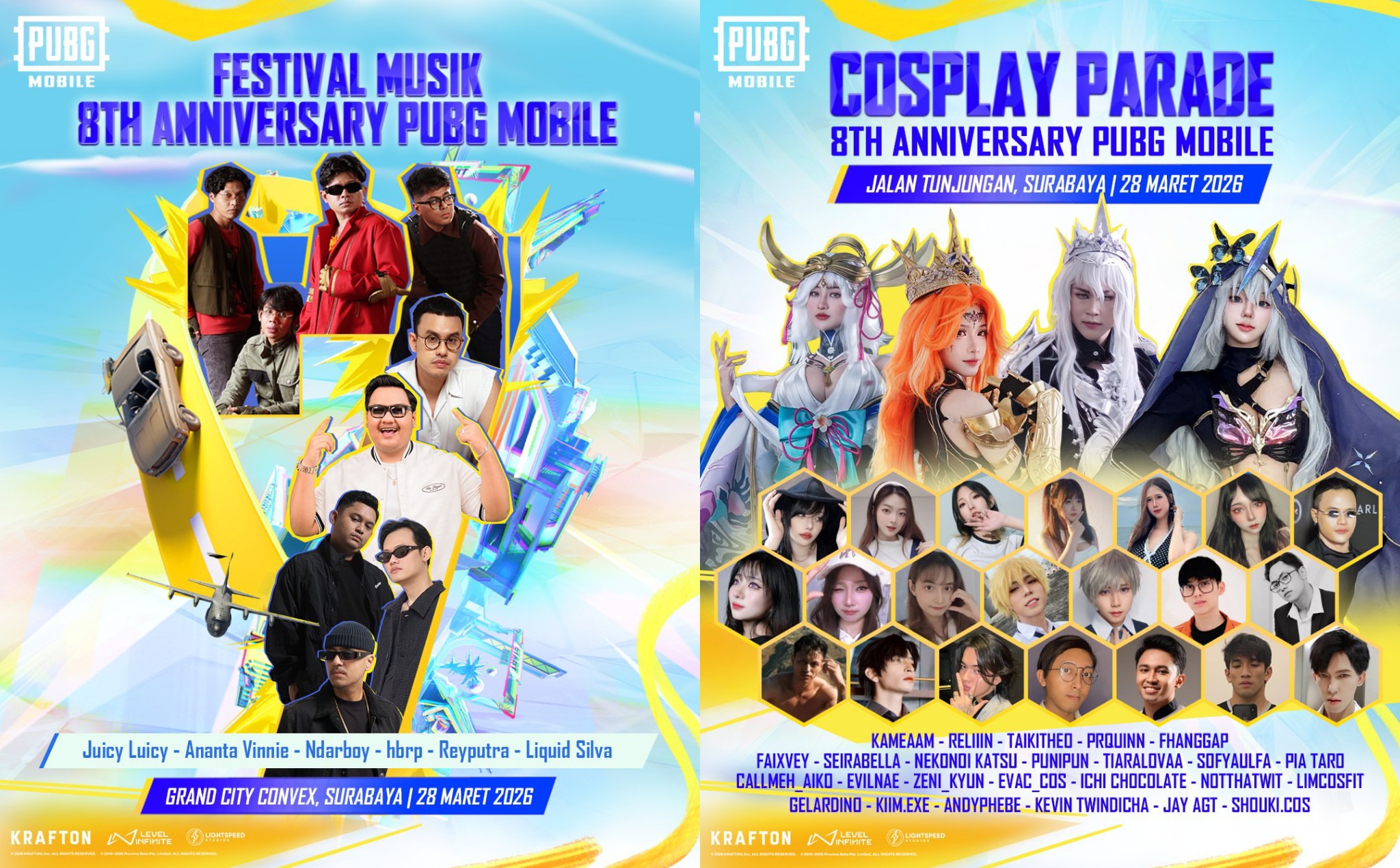 Perayaan PUBG Mobile 8th Anniversary di Surabaya