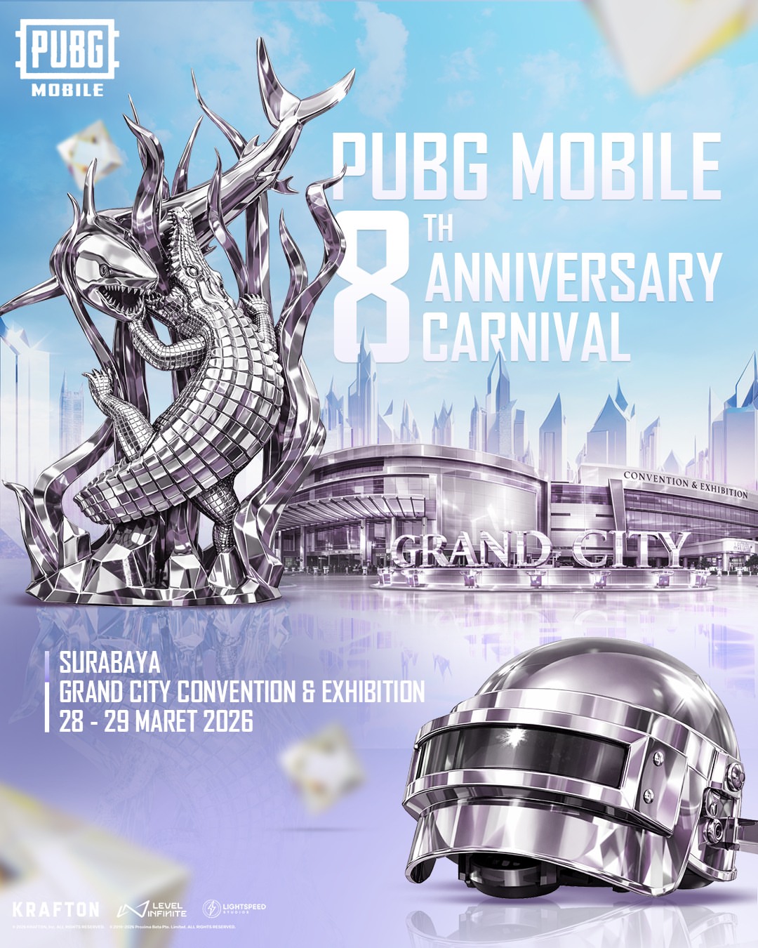 Perayaan 8th Anniversary PUBG Mobile di Surabaya