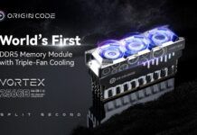 Sambut Origin Code VORTEX DDR5, Module Memory DDR5 Pertama Dengan Triple Fan! Cover Image Origin Code VORTEX DDR5