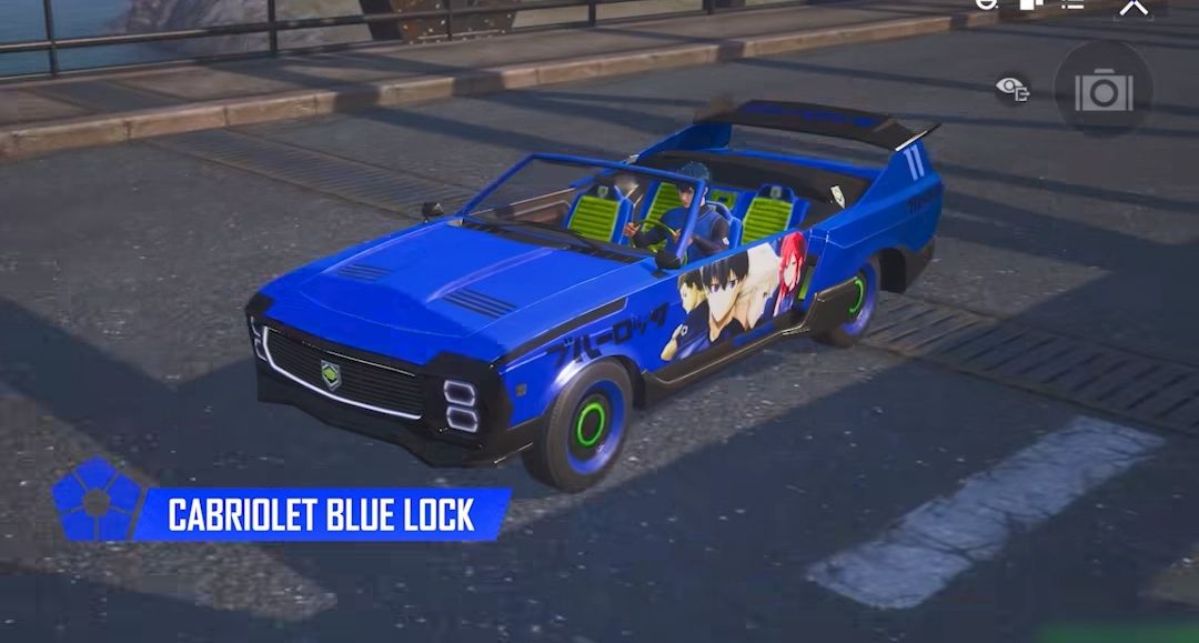Kendaraan BLUE LOCK di PUBG Mobile