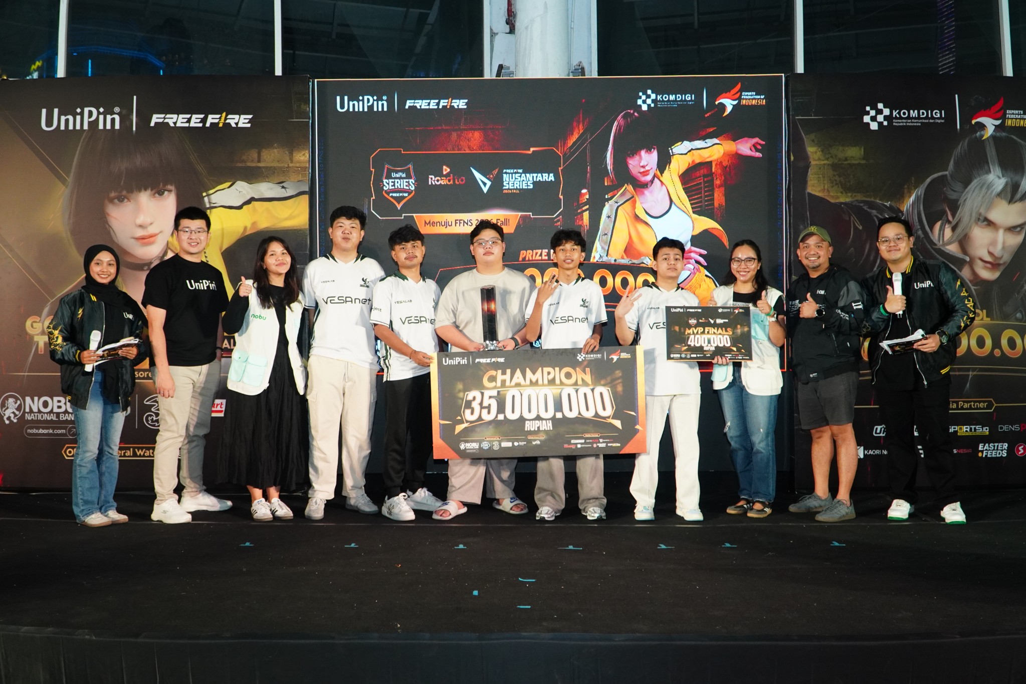 Juara UniPin Series Road to FFNS 2026 Fall, Sriwijaya Esports