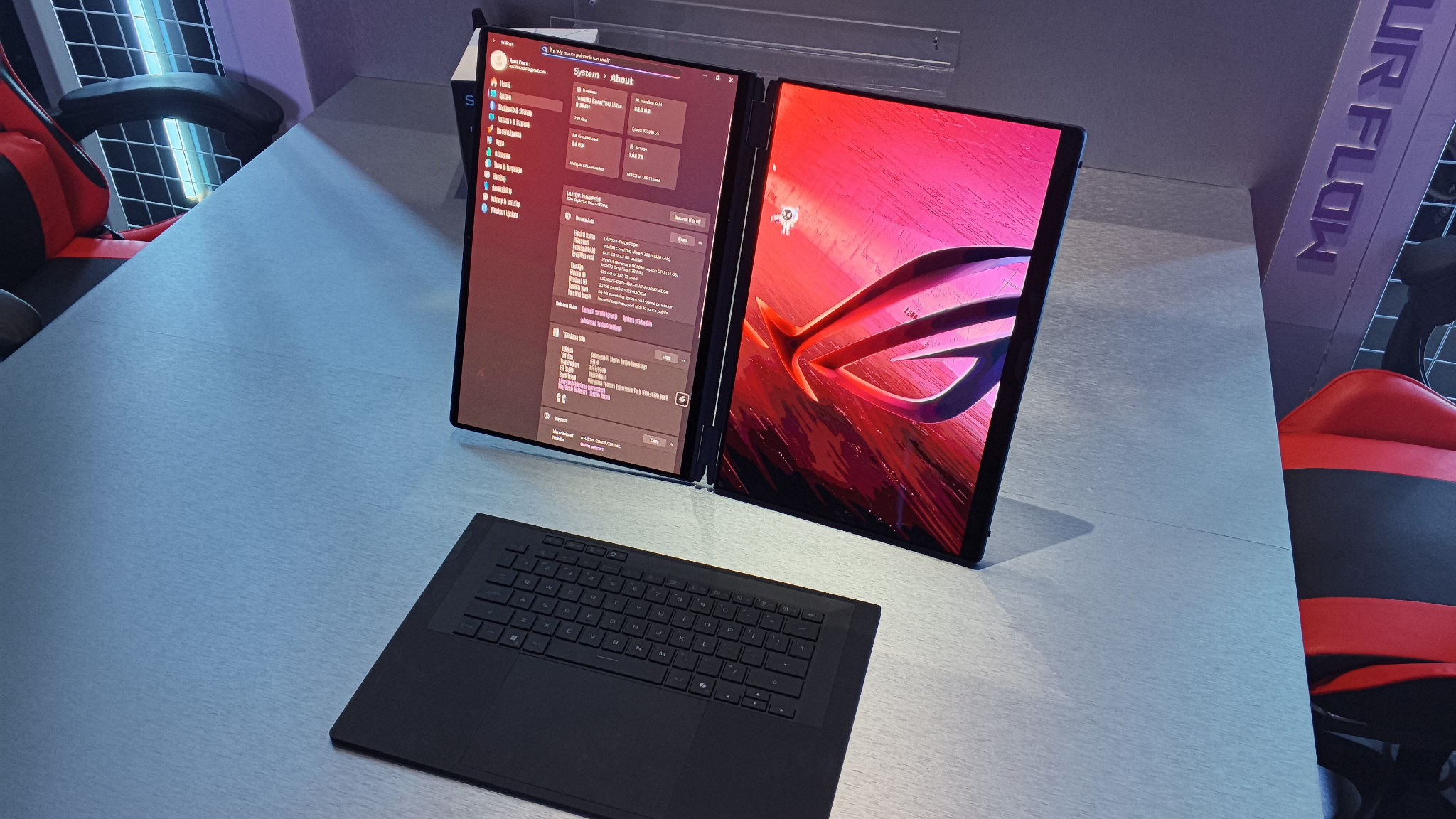 Tampilan Laptop ASUS ROG Zephyrus Duo (2026)