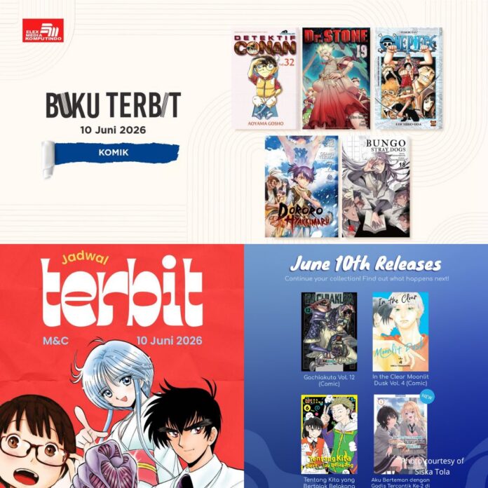 komik Jadwal Terbit Komik Tanggal 10 Juni 2026