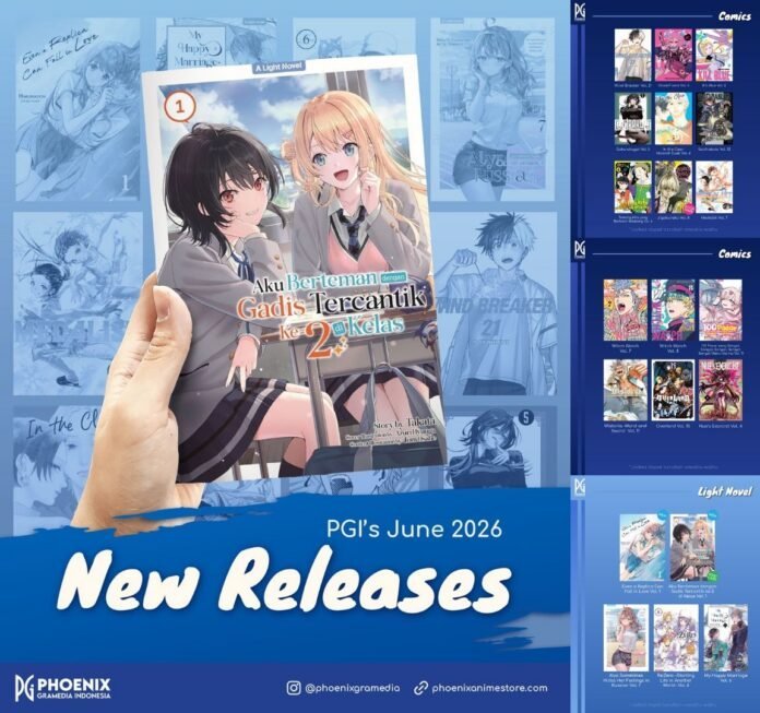 Phoenix Gramedia komik novel PGI bocoran komik juni 2026 bocoran novel juni 2026