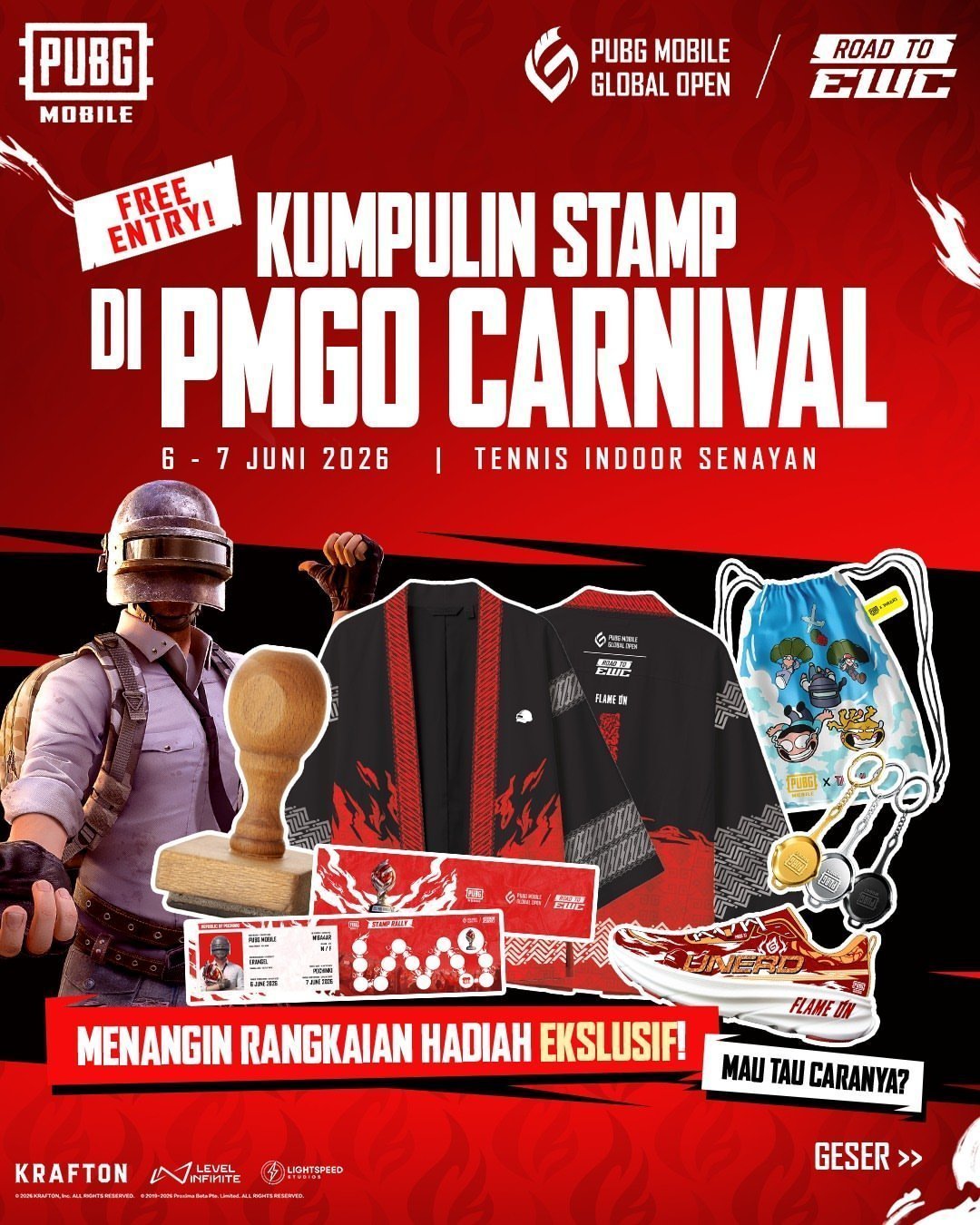 Hadiah PMGO Carnaval Yang Bisa Didapatkan